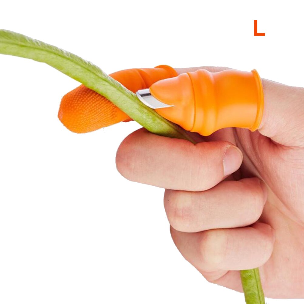 Thumb Cutter Gardening Tools Picking Plant Vegetables Separator Finger Tool Multi Kitchen Fruit Vegetable Picker