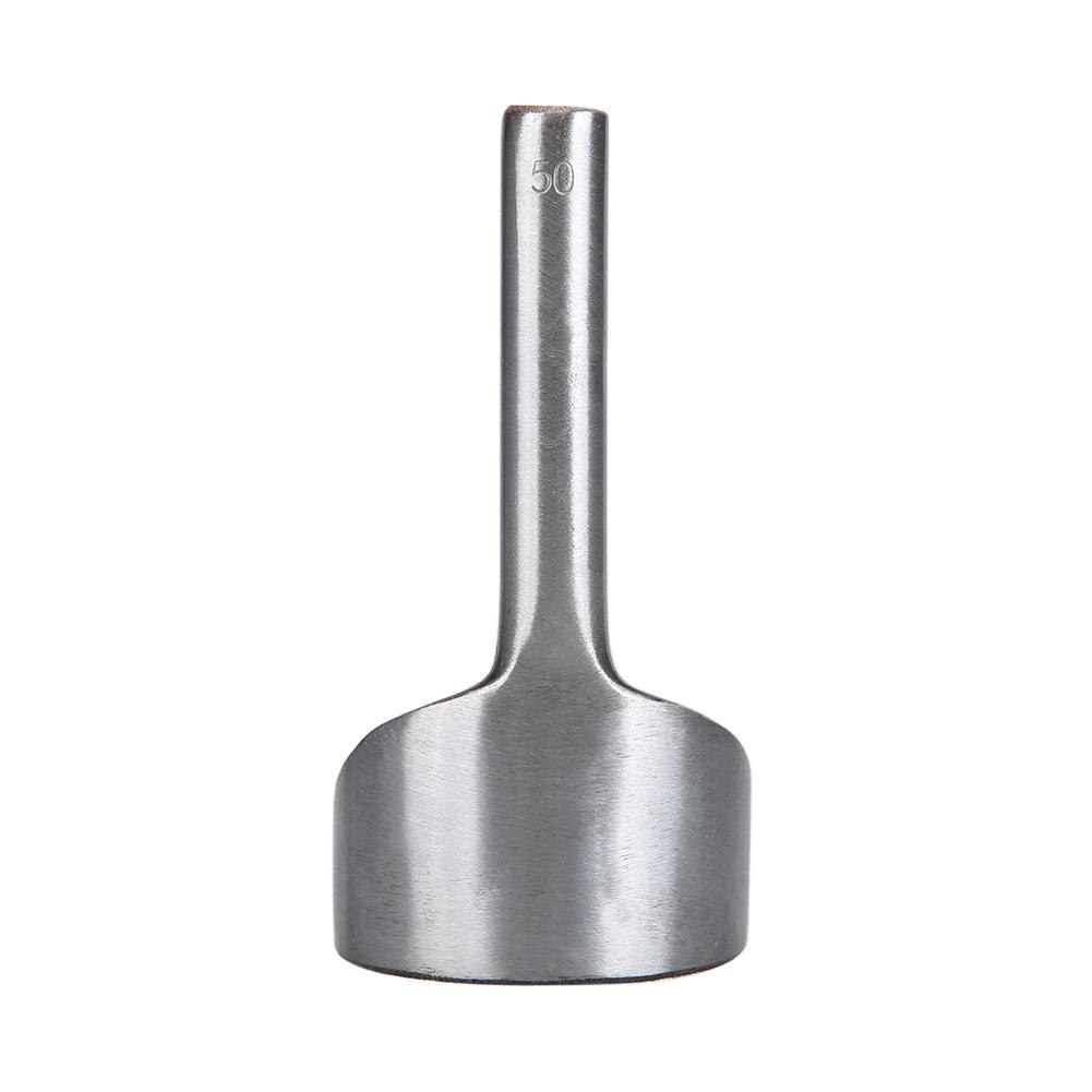 1PC Leder Handwerk halb-Runde Cutter schlagen Werkzeuge DIY Leder Gürtel Brieftasche Gurt Rindsleder Schläge einstellen Leder Hand stanzen Werkzeug: 50mm
