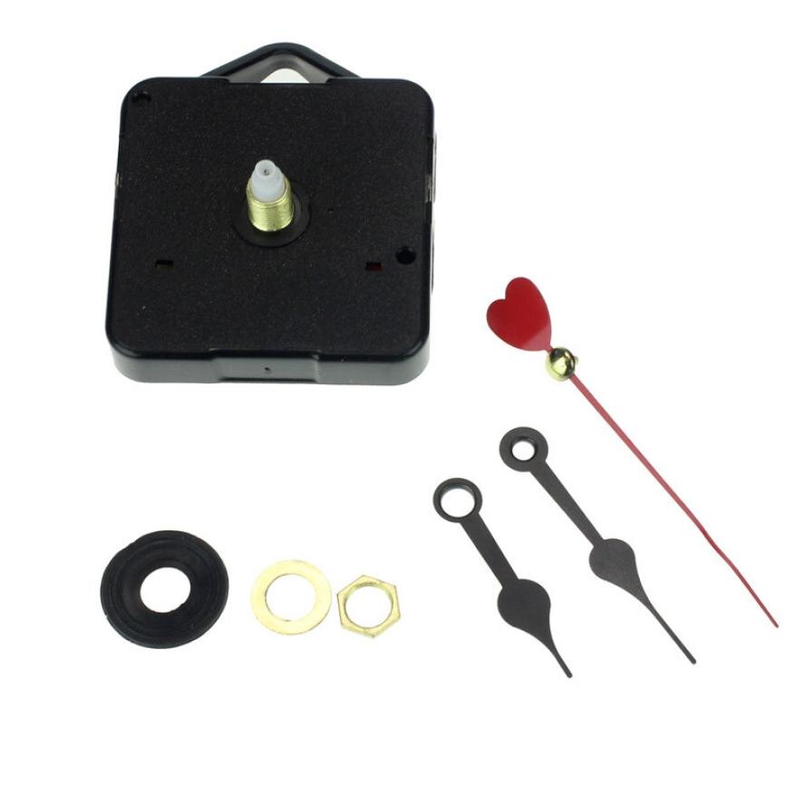 Red Heart Hands DIY Quartz Wall Clock Movement Mechanism Repair Parts May11