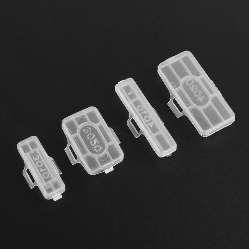 50pcs Waterproof Transparent Cable Sign Cards Label Display Identification Box 425D