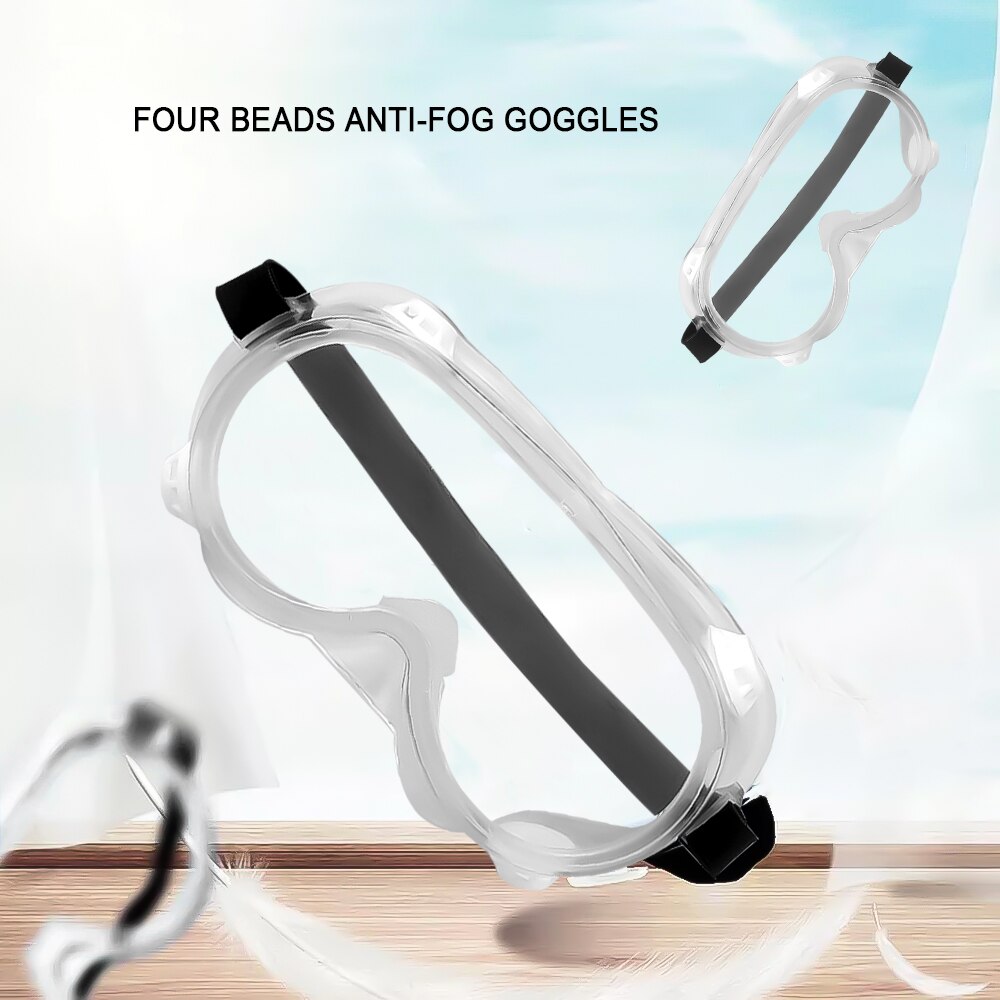 Protective Safety Goggles Fully Closed Breathable Glasses Dust-proof Anti-Fog Labor-proof Transparent Isolation Eye Mask
