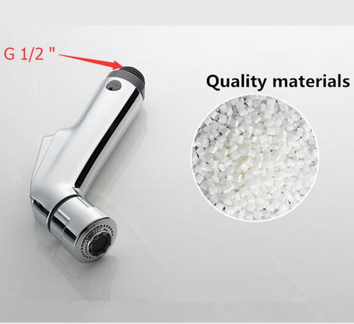 Marca Modern Acabamento Cromado Duplo Modo de Sanita Bidé Spray de Torneira Do Chuveiro Do Banheiro Conjunto com Mangueira & Holder. Limpeza de saúde Bidê