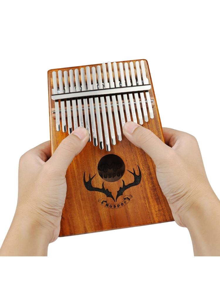 Kalimba 17 teclas Acacia pulgar Piano Mbira con bolsa de protección Tuning martillo portátil dedo Piano para principiantes