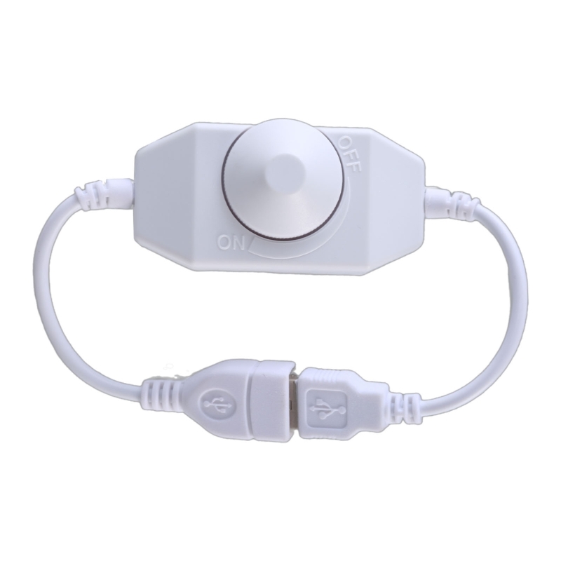 USB LED Knob Dimmer DC5V Ribbon Brightness Adjustable Switches Controller Connectors For LED Strips Light USB Fan