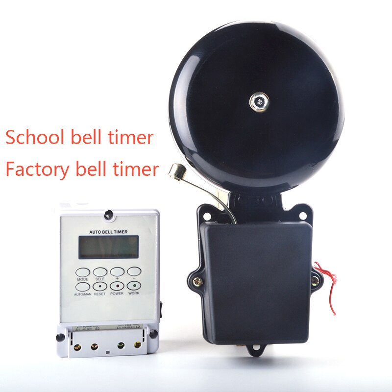 Digital School Bell Timer Switch ZTY-08 Intelligent Microcomputer Auto Bell Ring Controller 220V 80 groups Programmable Time