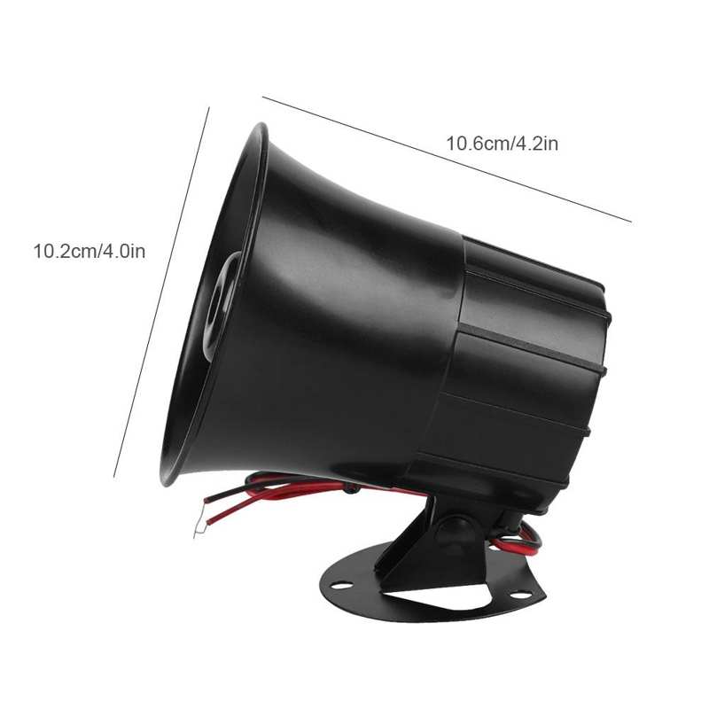 Siren 110dB DC 12V Wire Loud Horn Alarm Siren Speaker Burglar Alarm System for Outdoor Security sirene alarme