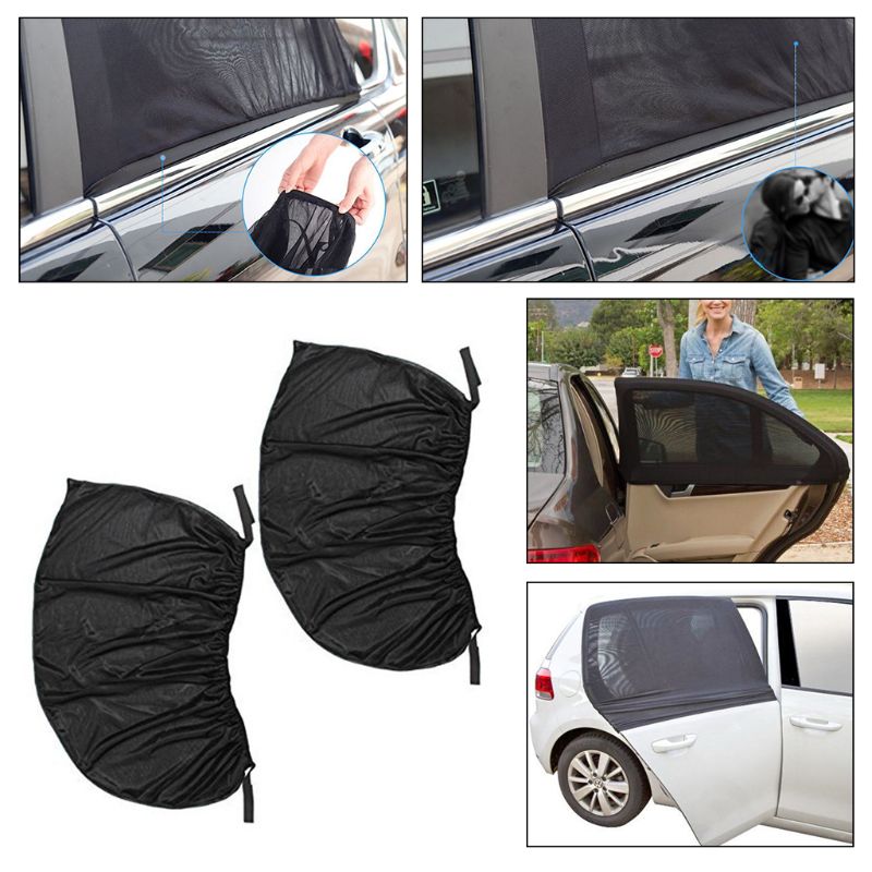 2 kpl auton aurinkosuoja uv-suoja auton verho auton ikkuna aurinkosuoja sivuikkuna verkko aurinkosuoja kesäsuoja ikkunakalvo