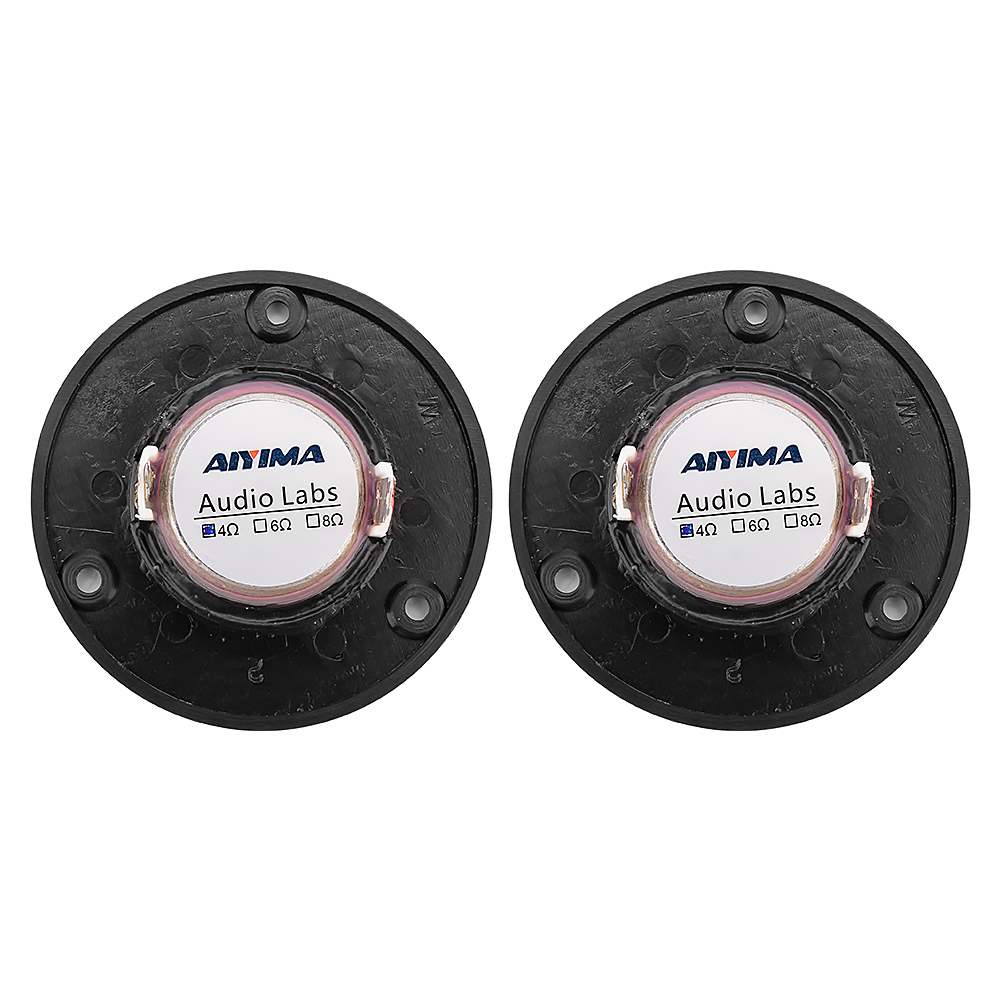 AIYIMA 2Pcs 3 Inch Tweeter Speaker 25 Core Silk Membrane 4 6 OHM 20W Treble Loudspeaker HIFI Sound Speaker Home Theater DIY