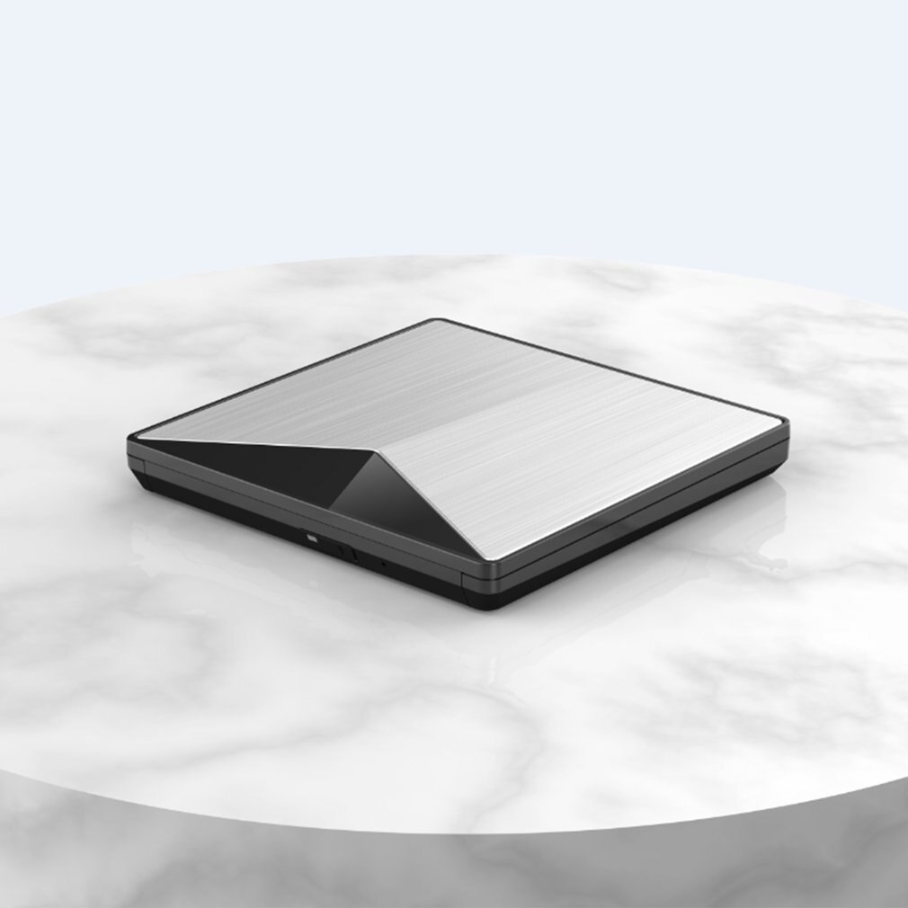 External DVD Drive USB 3.0 Drive for PC for Mac DVD + Rewritable DVD/CD RW Writer Recorder Burner Unique Shape Newest