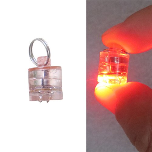 Mini led-vislamp voor diepzeevissen, inktvis, loklicht, 4 kleuren, vislicht, aas: Rood