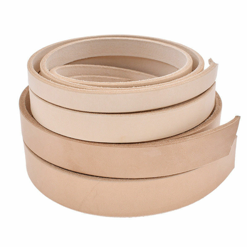 1Pc Diy Blank Veg Gelooid Leer Strip Riem Riem Handgemaakte 100-130Cm Pick Breedte