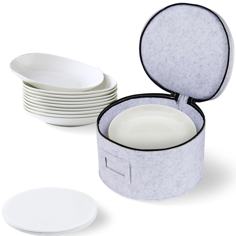 Vilt Opbergtas Glazen Bekerrek Kookplaat Soep Lepelhoes Afwasstofhouder Reizen Keukenaccessoires Plank Organizer