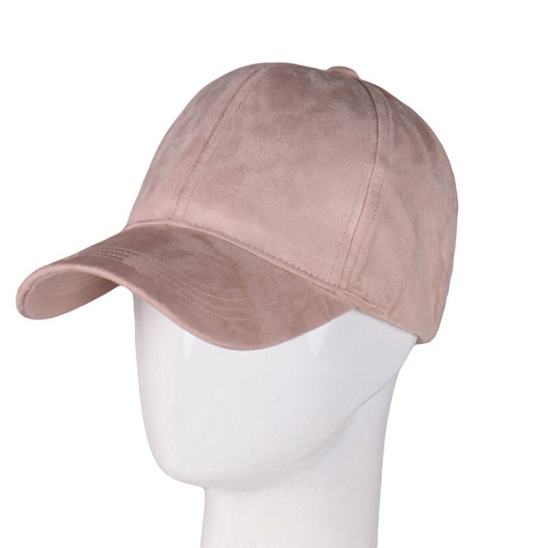 Summer Suede Baseball Cap Women Peaked Cap Street Hip Hop Caps Solid Color Sun Protection Sun Hats Simple Outdoor Hats Casquette: light pink