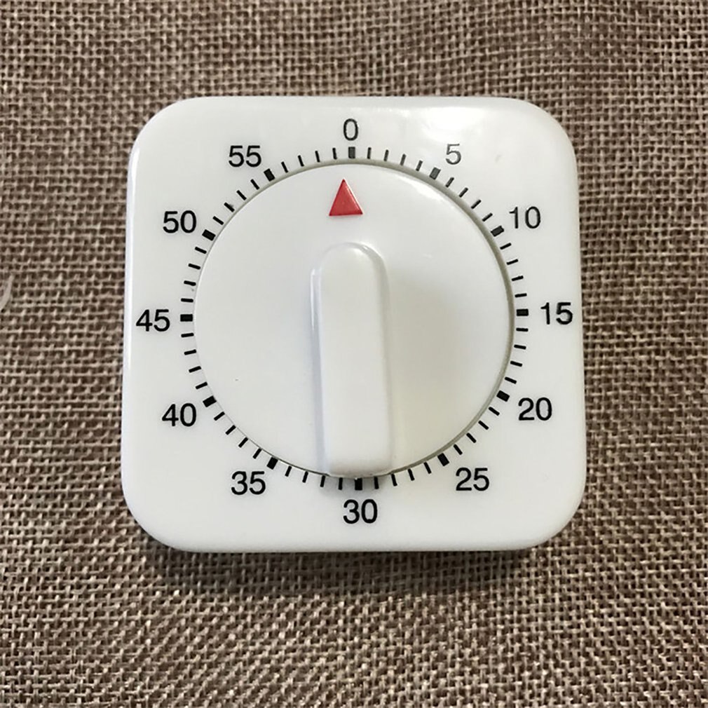 Draagbare 60 Minuten Kookwekker Handmatige Count Down Alarm Herinnering Klok Keuken Mechanische Koken Timer Thuis Bakken Gereedschap