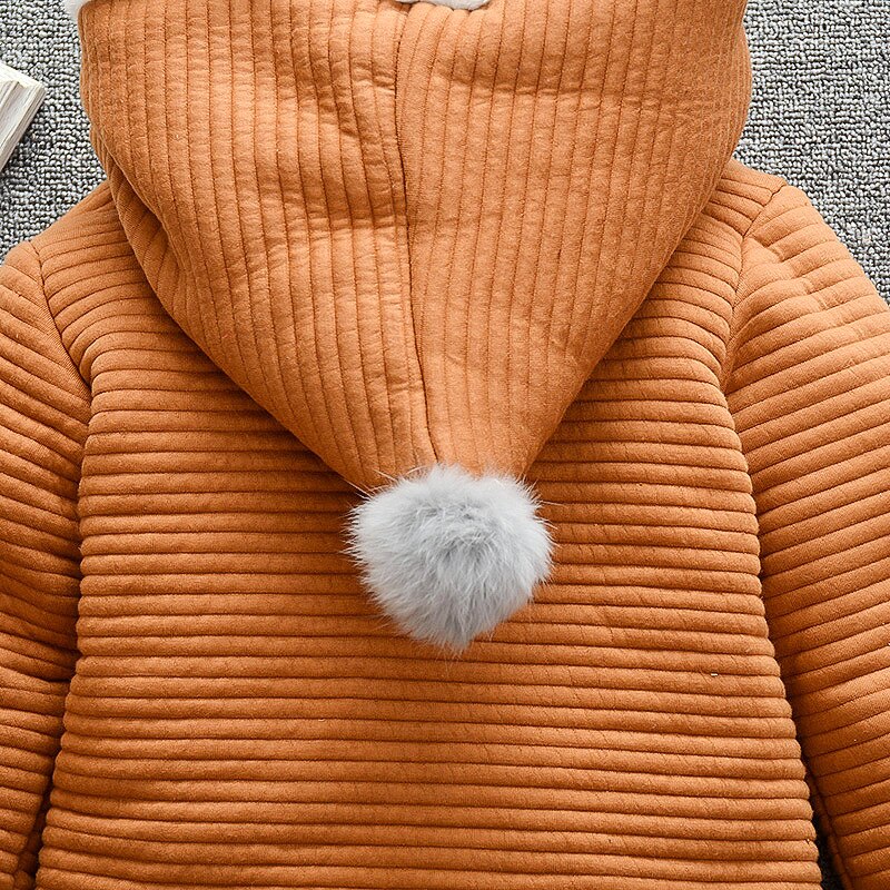 Cappotto per bambini 2021 autunno inverno giacche per bambino giacca per bambini capispalla calda cappotti spessi con cappuccio carino per vestiti per neonato