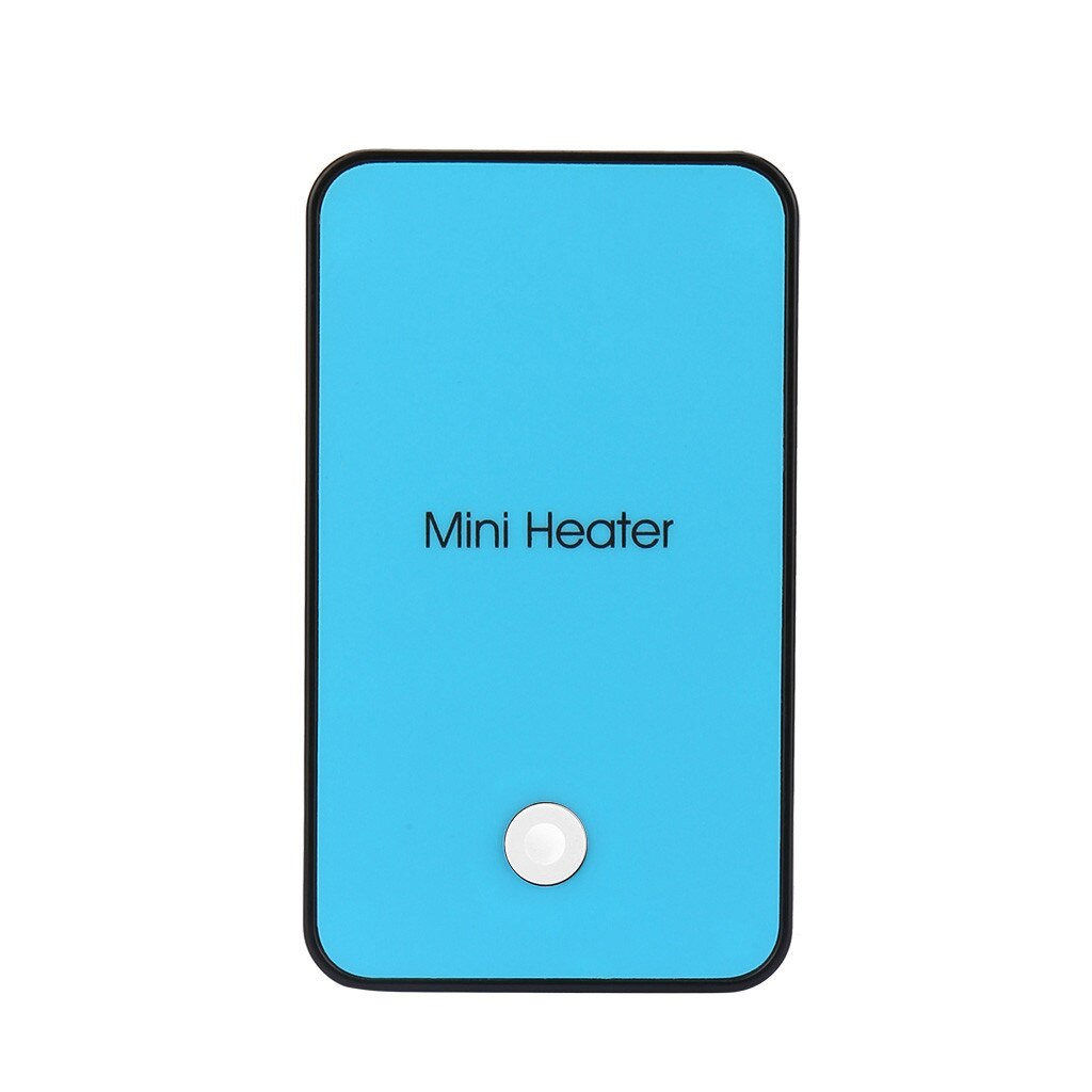 4 # Mini Desktop Kleine Heater Heater Oscillerende Draagbare Desktop Keramische Kleine Ruimte Indoor Persoonlijke Mini Heater Voor Home Office: Blue 