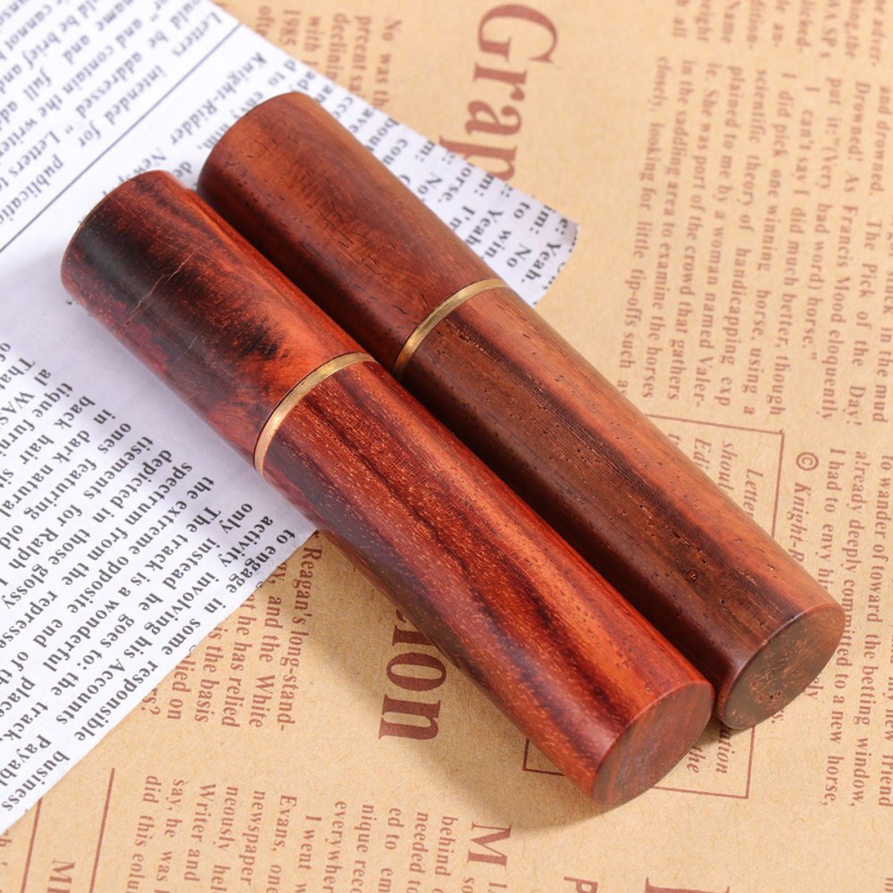 2 Pcs Toothpick Holder Wooden Toothpick Case Toothpick Can Toothpick Box for Kitchen Restaurant Home