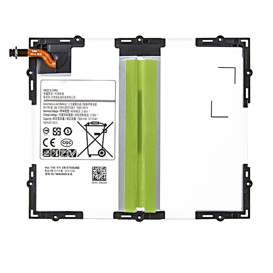 7300mAh EB-BT585Abe Batterie Für Samsung Galaxis Tablette Tab EINE TabA 10,1 T580 SM-T585C T585 T580N Batterien + Werkzeuge