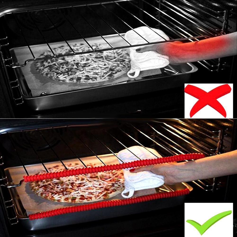 1Pc Zwart Rood Hoge Temperatuur Bescherming Oven P... – Vicedeal