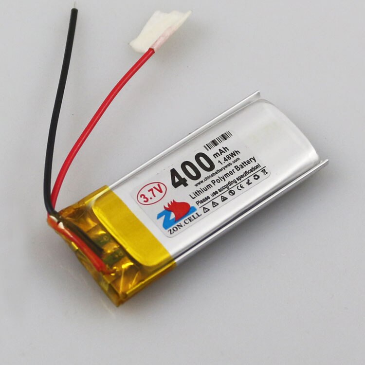 In the core 400mAh 501740 high temperature 3.7V polymer lithium battery can be 80 degrees high temperature resistant cold inject