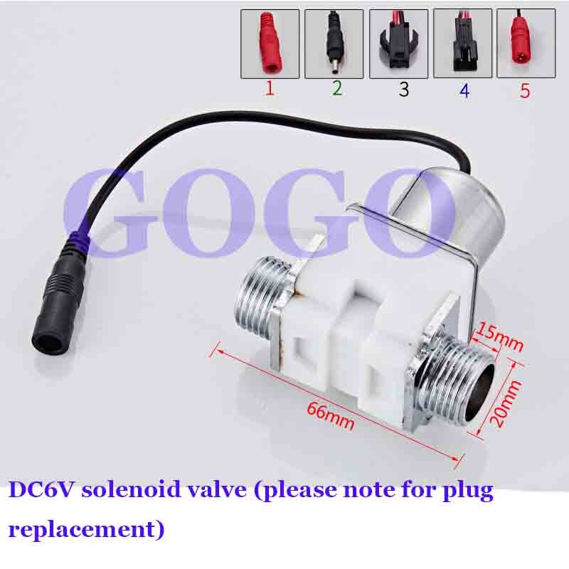 6V concealed urinal sensor, flush valve, faucet solenoid valve, urinal, urinal flusher accessories: 9