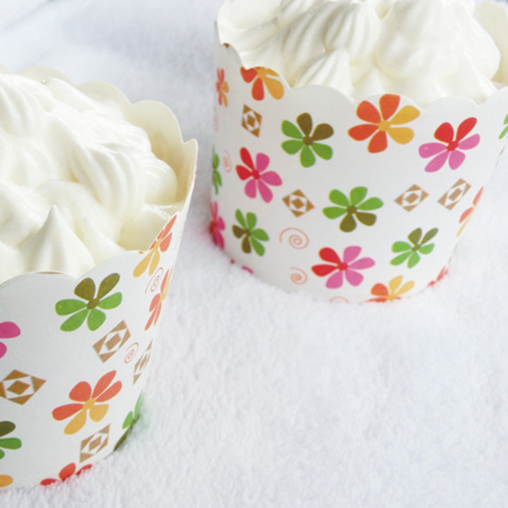 Rea 50 st papper tårta cup liners bakkopp muffins cupcake fall