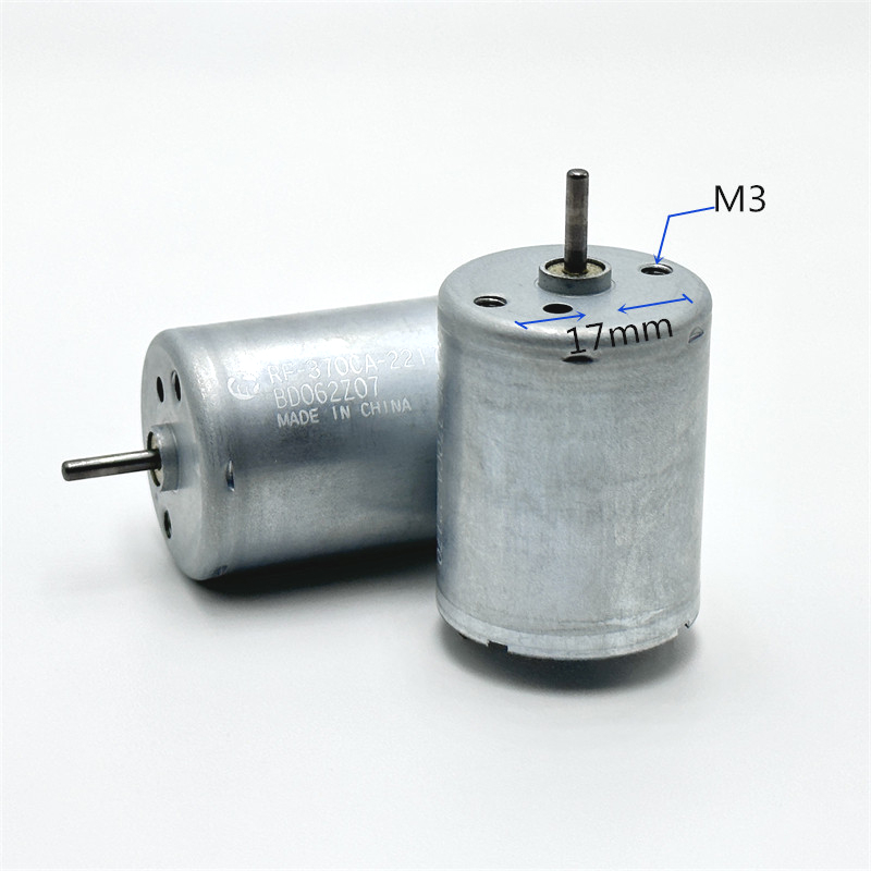 Mabuchi rf -370ca-22170 mikro 370 motor  dc 3v 5v 6v 6000 o/min mini 24mm rund elektrisk motor gør-det-selv hobby legetøj printer kopimaskine motor