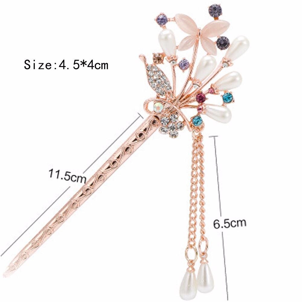 Horquillas Retro Vintage para de boda para mujeres elegantes, Clip de pelo colorido para mujeres y niñas Accesorios para peinados