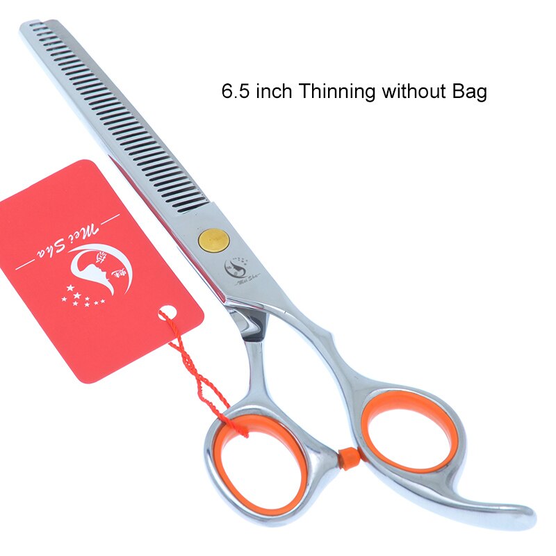 7.0 Hundesalon Schere Hund Gerade Schneiden Ausdünnung Schere für Groomer Friseur Schneiden Schere HA0398: HA0400 no bag 6.5