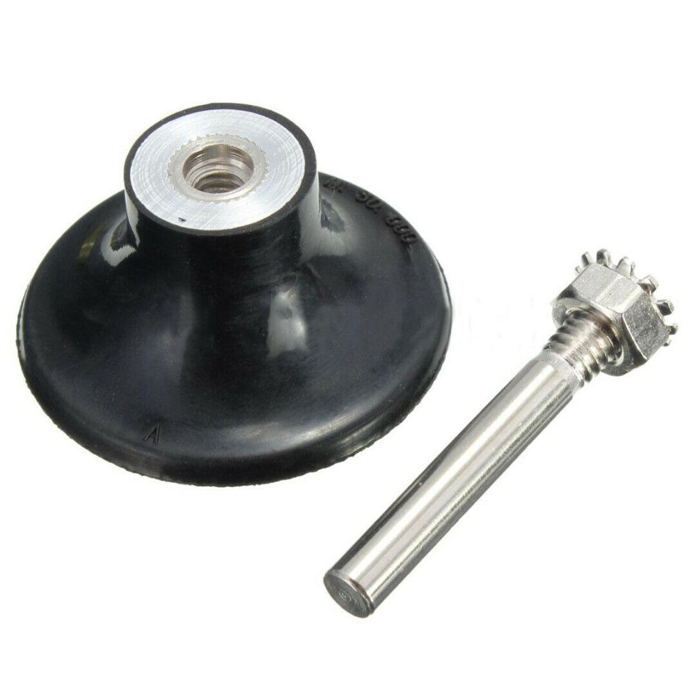 Roloc-almohadilla de respaldo para discos, soporte de disco de lijado rotativo de bloqueo de vástago de 2 pulgadas, 1/4 "y 6mm, adaptador de cambio rápido, 5 piezas
