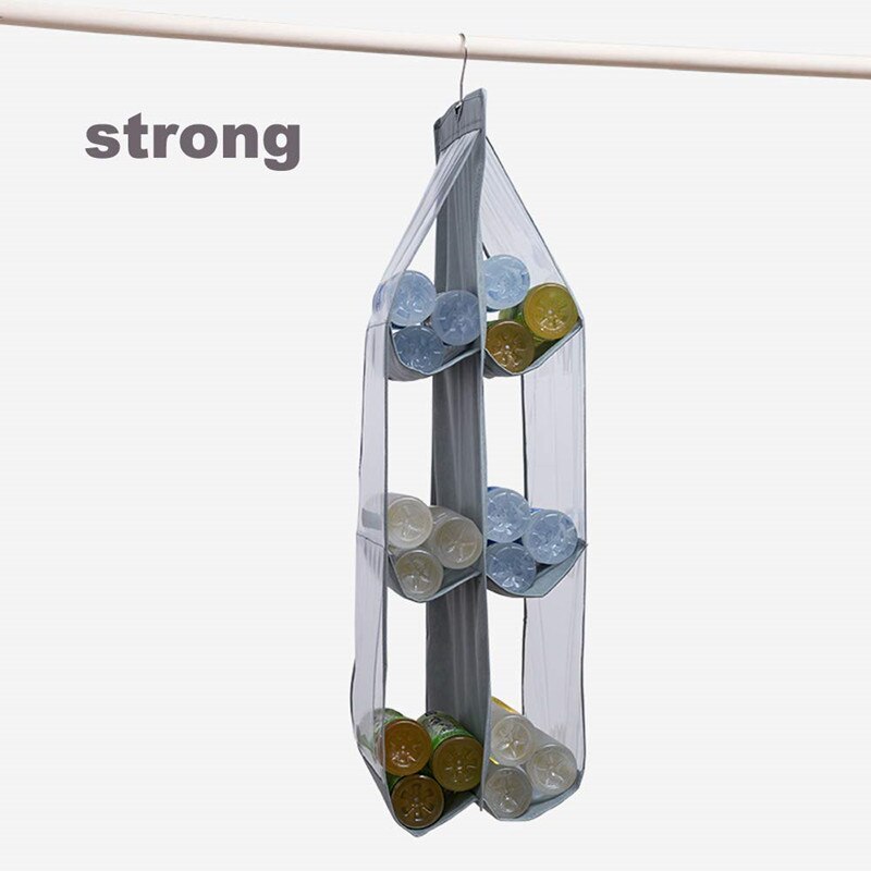 Organizador colgante para bolso de mano, con 6 bolsillos, para el hogar, para colgar en el armario, para guardar cosas, como bolsos de mano, carteras y otros artículos.