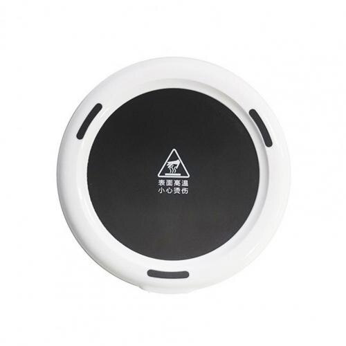 Verwarming Cup Mat Usb Constante Temperatuur Verwarming 55 Graden Celsius Draagbare Water Melk Koffie Mok Heater Warmer Voor Home Office: WHITE