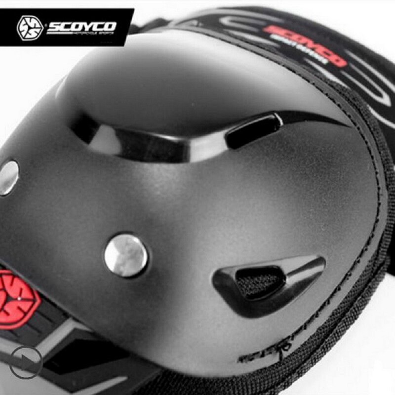 SCOYCO-rodillera K11 para motocicleta, equipo de protección de conducción para Motocross, equipo de protección de Anti caída, rodilleras de carcasa de PE