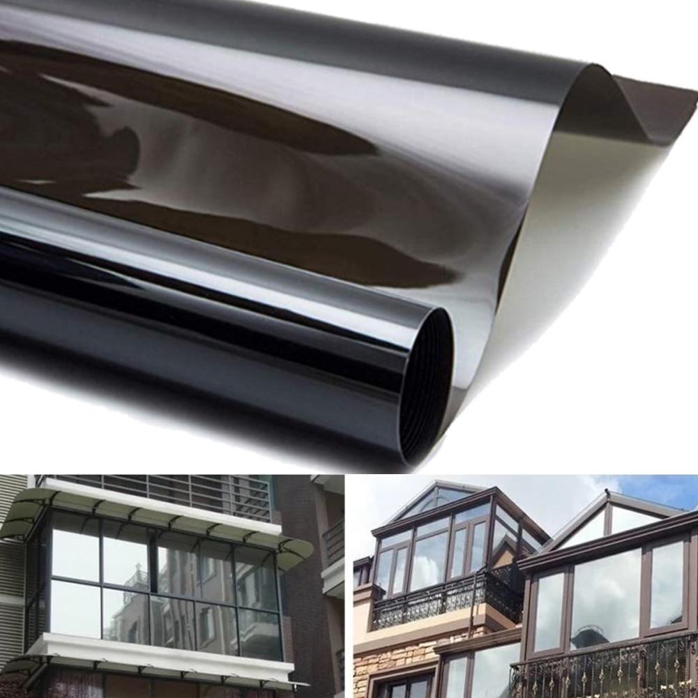 50cm X 100cm 1/5/15/25/35/50% VLT Window Tint Film Glass Sticker Sun Shade Film for Car UV Protector foils Sticker Solar Films