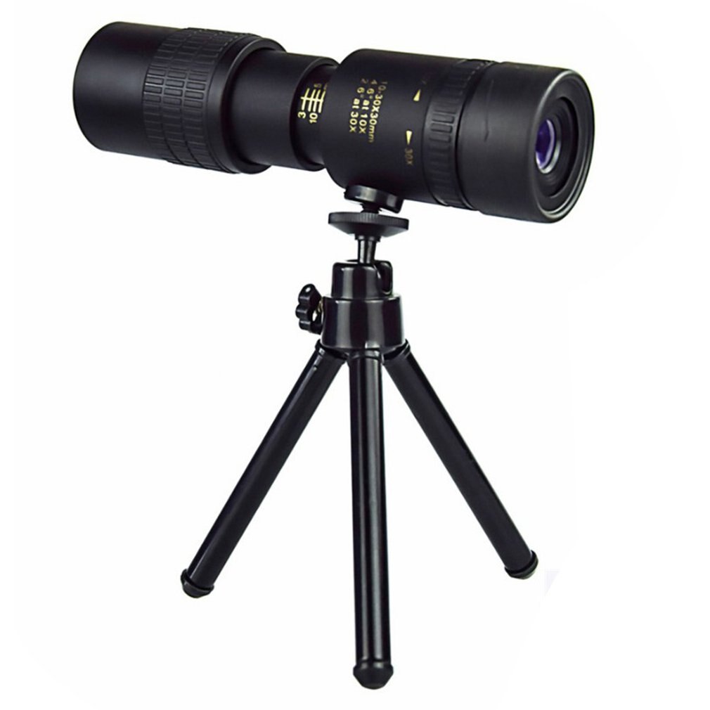 10-300×40 telescope set including black tripod + photo clip Telescopic zoom monocular high-power high definition
