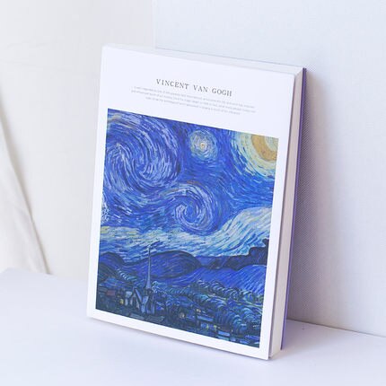Cuaderno de dibujo artístico para artistas, cuaderno de bocetos en blanco de 16K, 120 hojas, libro de diario de pintura para estudiantes, suministros de arte: C