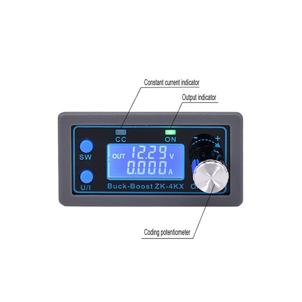 DC-DC Buck Boost Converter CC CV 0.5-30V 4A 5V 6V 12V 24V Power Module Adjustable Regulated Laboratory Power Supply