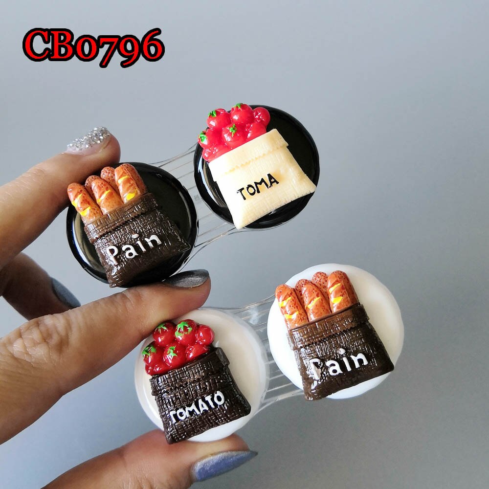 Galaxy Contact Lens Case Cute Milky Way Pocket Box Convenient Travel Box for Lenses Star Container CB0782: CB0796 RANDOM 1PC