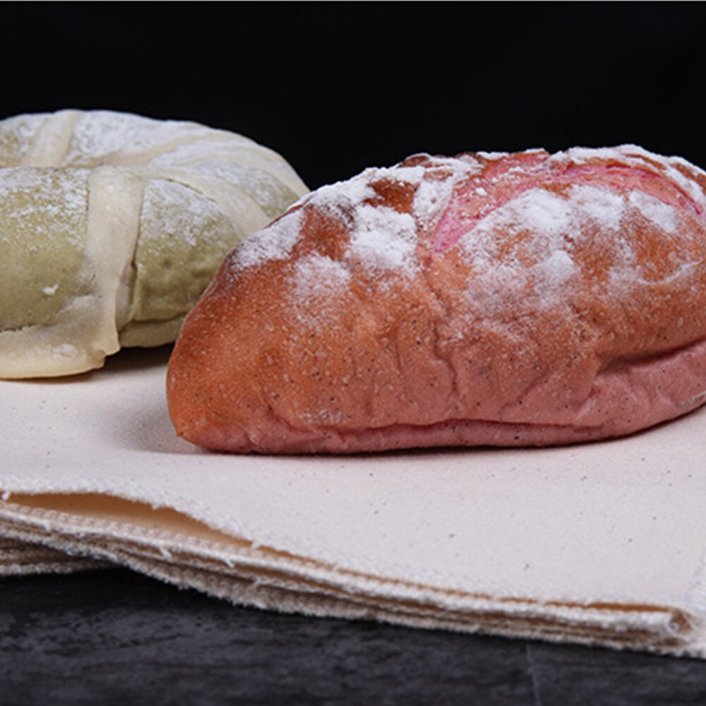 Proofing Cloth Fermented Cotton Blend Pastry Baking Kitchen Tool For Breads Dough Couche Bakers Mat Rectangular Thick