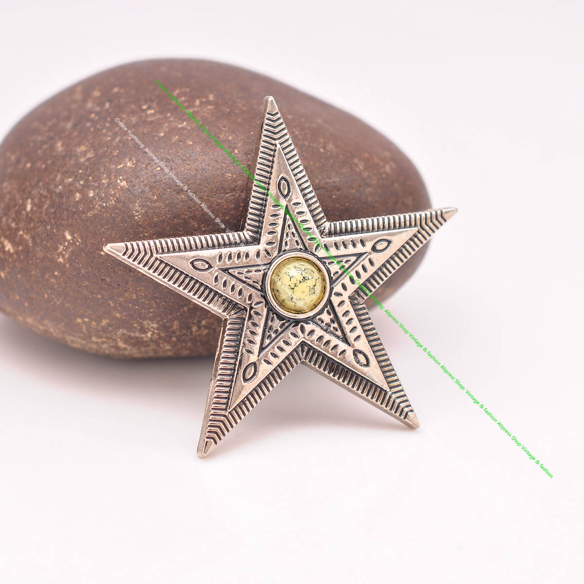 10 Stk/set Antiek Zilver Western Cowboy Bloem Ranger Ster Leathercraft Riem Zadel Accessoires Paars Bead Concho Screwback: Beige