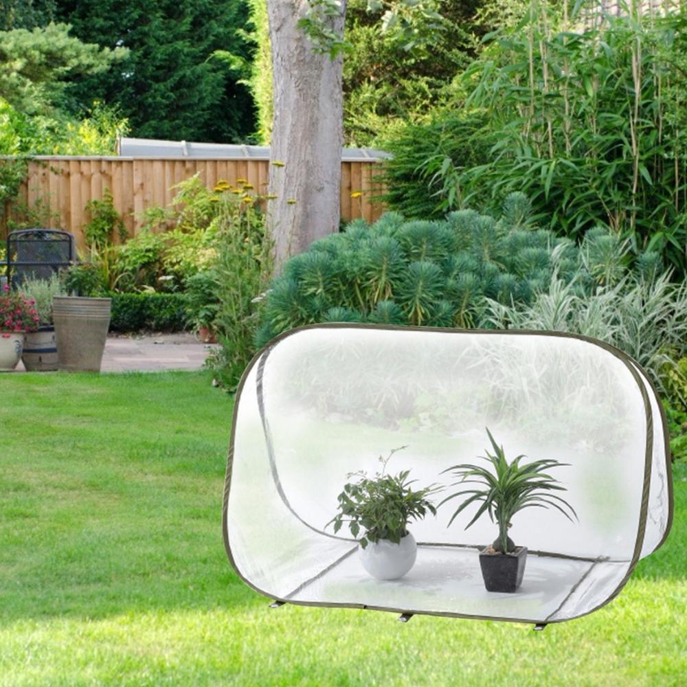 Plastic Greenhouse Mini Flower House Planting Cover Flower Greenhouse Insulation Cover Waterproof Greenhouse Cover