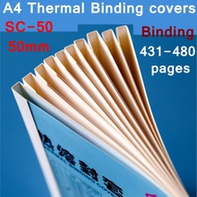 10 Stks/partij SC-50 Thermische Binding Covers A4 Lijm Binding Cover 50Mm (430-480 Pagina 'S) thermische Binding Machine Cover