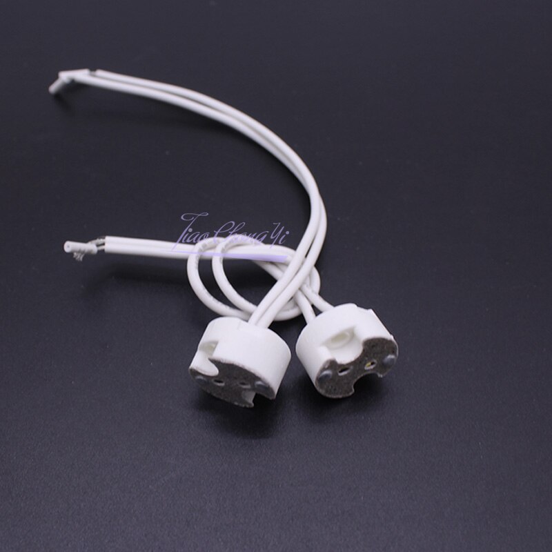 MR16 MR11 GU5.3 G4 Lampenfassung Lampensockel mit Draht Keramik Halogenfassung Keramikanschluss 12V - 250V LED-Licht JQ 5-50PCS