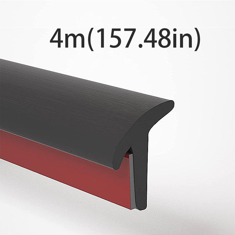 Striscia di tenuta automatica universale Inclinata in gomma a forma di T Resistente alle intemperie Bordo Trim Porta auto Tronco Coperchio Gap Guarnizione Striscia di isolamento acustico: green