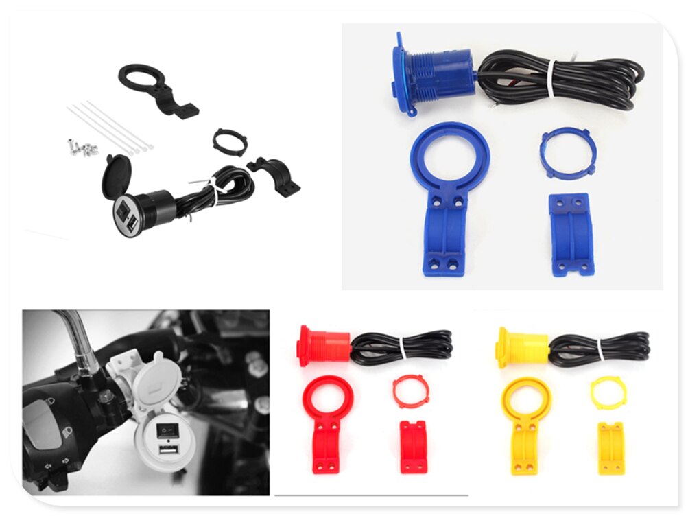 Motorcykel universal biltelefon usb oplader strømadapter stik til aprilia rsv 4 rsv 4 factory shiver gt tuono r tuono