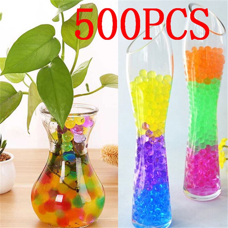 500PCS/ 5 tasche polychromen kristall schlamm kristall erde schwamm kristall perlen farbige keramik blase perlen soilless kultur