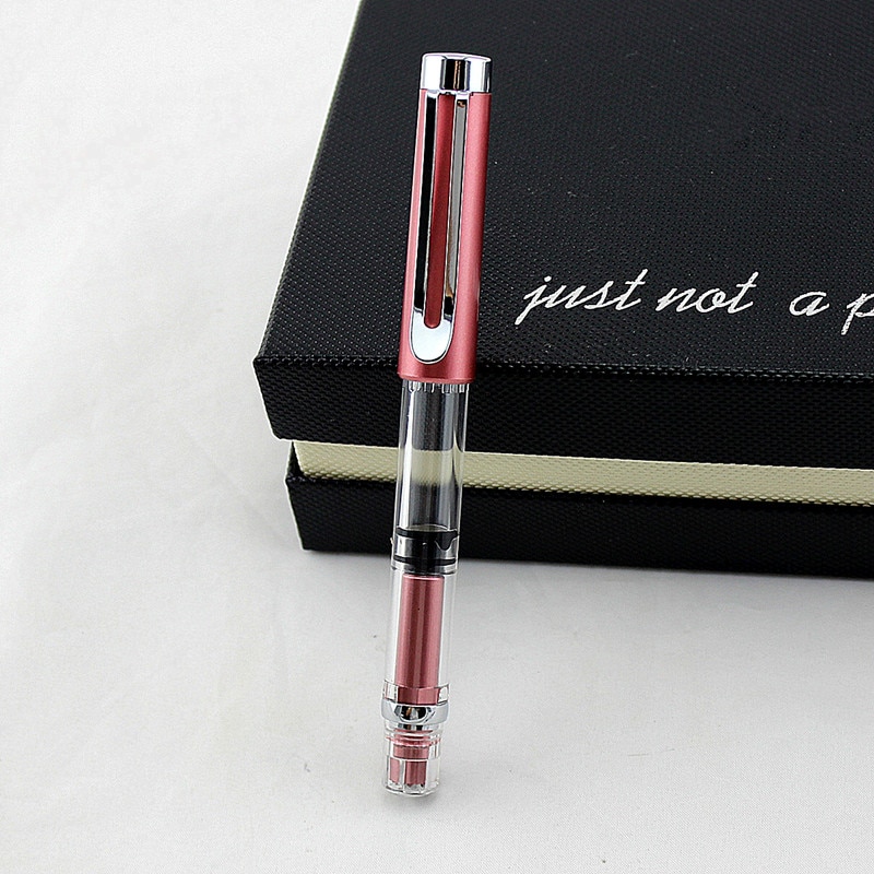 Fountain Pen WING SUNG 3008 0.5mm 9 Color Pick Writing Stationery Colorful Student Premium School Supplies Signature