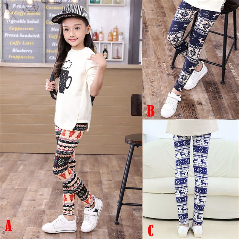 Lonsant Baby Kids Childrens Afdrukken Bloem Peuter Classic Leggings Meisjes Broek Meisjes Legging Baby Meisje Leggings