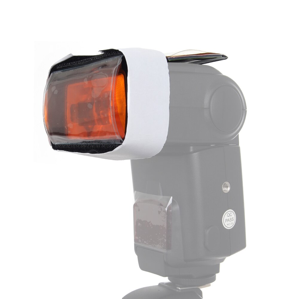 Filtro de gel difusor para Flash de cámara, Kit de filtros de iluminación de Balance de Color transparente para cámara de estudio fotográfico, 12 colores