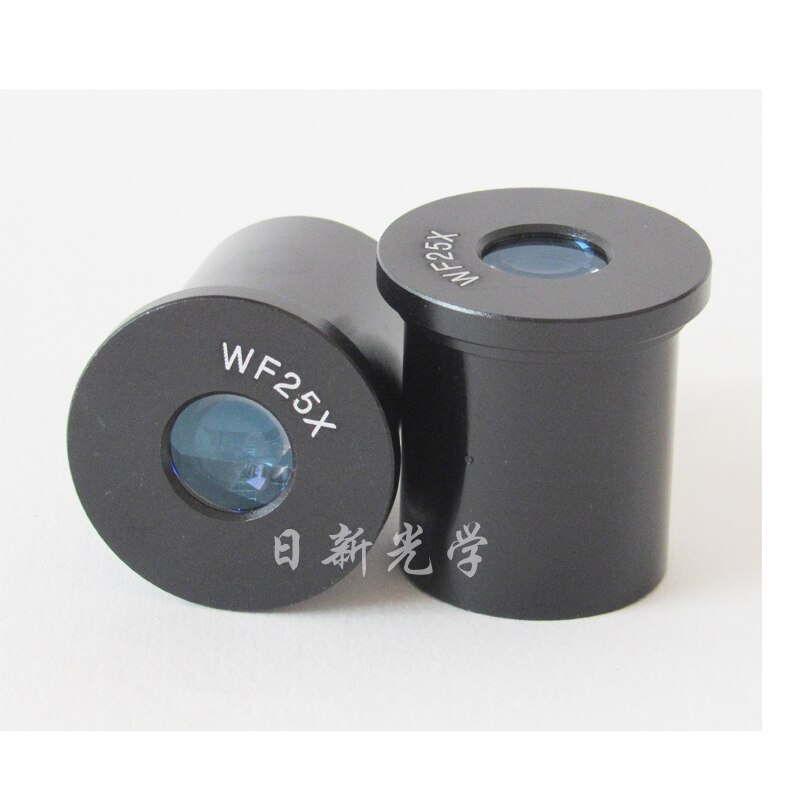 2X 25X 50X Wide Angle Optical Eyepiece Lens 10mm Field of View for Biological Microscope Mounting Size 23.2mm